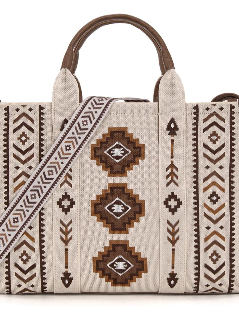 Tote Bag For Women, Western Aztec Style Handbag